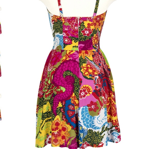 Trashy Diva Ruby Romper Psychedelic Dragons NWOT - Picture 3 of 8